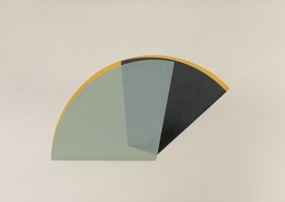 Abstract geometric shapes in muted colors